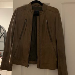 Banana republic leather jacket (small)
